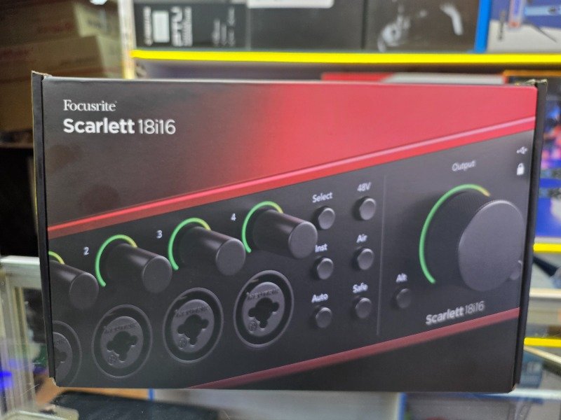 Focusrite Scarlett 18i16 4th Gen Audio Interface 18-In 16-Out